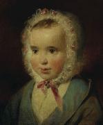 Friedrich von Amerling Little girl oil on canvas